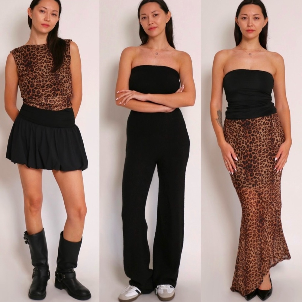 Leopard skirt